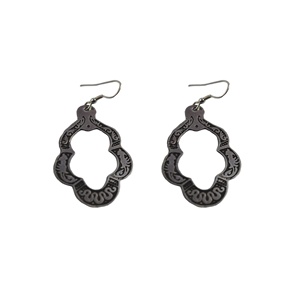 Pendientes de diseño de Latón para Decoración, aretes de diseño de corte alto, diseño de acabado chapado - Product Image 4