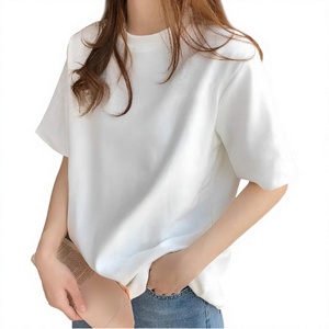 T-shirt de mode pour femmes, impression personnalisée, manches courtes, coton, fabricant de vêtements en gros - Product Image 6