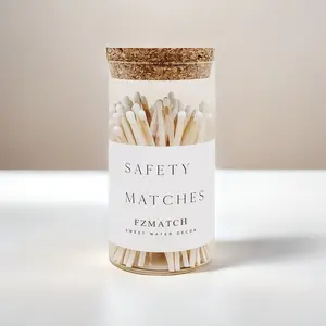 Hot Sale Wooden Stick Matches Custom Hotel Advertising Safety Matchbottle Matches Bottle Matches