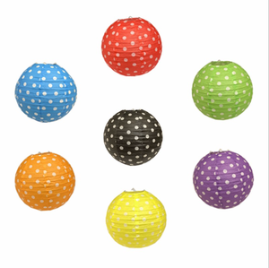 ChấM Bi Trung Quốc Đèn Lồng Giấy Tròn In Theo Yêu Cầu - Product Image 6