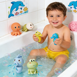<span class=keywords><strong>Jouet</strong></span> <span class=keywords><strong>de</strong></span> <span class=keywords><strong>bain</strong></span> pour bébé, pulvérisateur d'eau, animaux marins, PVC souple, <span class=keywords><strong>jouet</strong></span> flottant éducatif, été, <span class=keywords><strong>interactif</strong></span> parent-enfant, baignoire, logo personnalisé MY TOYS - Product Image 3