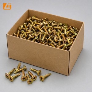 Vis autoperceuse à tête cylindrique Phillips, plaquée <span class=keywords><strong>zinc</strong></span> jaune, pour toiture métallique - Product Image 3