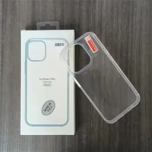 Wireless Charging Shockproof Transparent Clear Magnetic Phone Case For iPhone 12 13 14 15 Pro Max