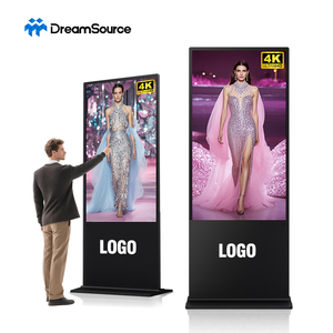 Monitor Táctil 4K de 65/55 Pulgadas con Soporte de Piso, Pantalla LCD Antideslumbrante AG con Soporte de Animación para Tiendas Minoristas y Uso en Interiores - Product Image 1