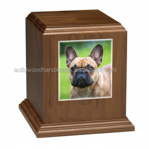 Venta al por mayor caja de urnas de madera para cenizas de mascotas urnas de cremación de madera para cenizas de perros y gatos urnas de palisandro a bajo precio - Product Image 1