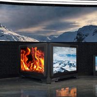 Nuevo Monitor LCD Industrial de 10.1 Pulgadas con Pantalla Táctil Plana, Resolución de 1280x800, 300cd, Impermeable, Montaje en Pared USB, Relación de Aspecto 16:10