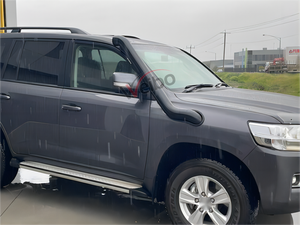 도요타 LC200 2018 + 를 위한 도로 차 자동 부속품 스테인리스 검정 스노클 떨어져 4x4 트럭을 줍으십시오 - Product Image 2