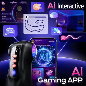 Männlicher Masturbator Sexspielzeug 3 Hüllen KI-Synchronisation Taschenmuschi Penispumpe 9 Saug- & 9 Vibrationsmodi Farbige Beleuchtung Stroker - Product Image 5