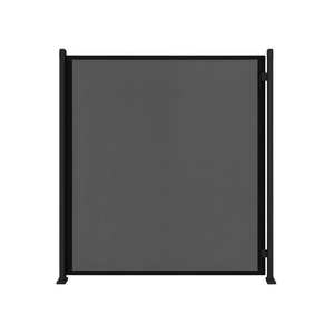 Cancelletto Retrattile Nero per Animali Domestici 40.4x49.2 Pollici con Funzione Pieghevole per Interni - Product Image 1