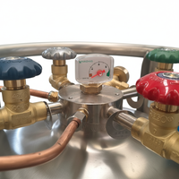 Cylindre Dewar à azote liquide industriel CIMC Sanctum DPL450-240L 1,37 Mpa, récipient sous pression en acier inoxydable austénitique