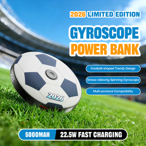 Power Bank a Forma di Pallone da Calcio 5000mAh/10000mAh, Caricabatterie Esterno Portatile per Telefoni Cellulari, Compatibile con iPhone Samsung Android - Product Image 6