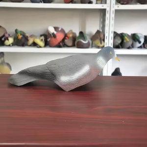 Señuelo de paloma de plástico duradero para <span class=keywords><strong>caza</strong></span>, atracción de aves al aire libre, decoración de jardín, textura de plumas realista, resistente a la intemperie - Product Image 5