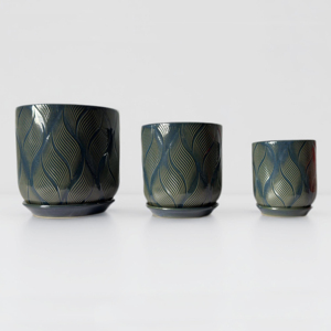 Vaso <span class=keywords><strong>per</strong></span> Fiori Piccolo in Ceramica Stile Retrò, Portacandele in Porcellana, Vasi Decorativi <span class=keywords><strong>per</strong></span> la Casa - Product Image 2