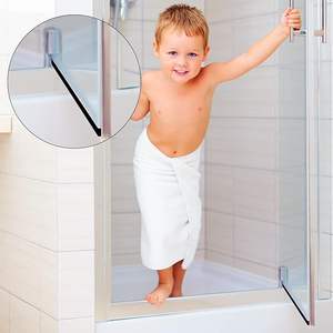 <span class=keywords><strong>Joint</strong></span> d'étanchéité inférieur en caoutchouc noir pour porte <span class=keywords><strong>de</strong></span> <span class=keywords><strong>douche</strong></span>, bande <span class=keywords><strong>de</strong></span> garniture étanche pour salle <span class=keywords><strong>de</strong></span> bain domestique - Product Image 2