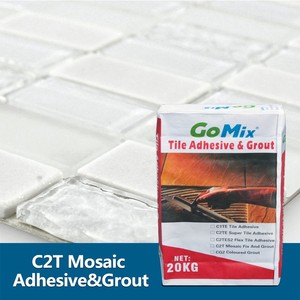 Usine directe 20kg à base de <span class=keywords><strong>ciment</strong></span> mosaïque carrelage <span class=keywords><strong>colle</strong></span> adhésive C2T mosaïque Fix et coulis pour piscines - Product Image 3