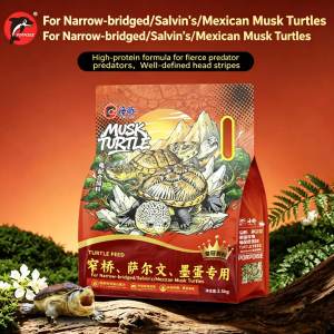 Alimento Premium para Tortugas PORPOISE, Alto en Proteínas, Pellets para Tortugas Depredadoras, Probióticos, Apoyo a la Salud Intestinal, Crecimiento de Caparazón y Huesos - Product Image 1