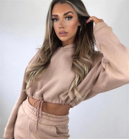Nouvelle Collection 2026 : Survêtements Sportifs Personnalisés – Ensemble 2 Pièces Femme (Haut à Capuche et Pantalon de Jogging) pour l'Entraînement