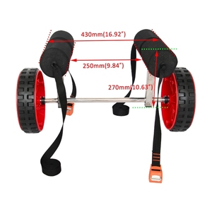 Carrito Universal para <span class=keywords><strong>Kayak</strong></span> con Bolsa de Transporte, para Kayaks, Canoas, Colchonetas Flotantes, Capacidad para 1 Persona - Product Image 5