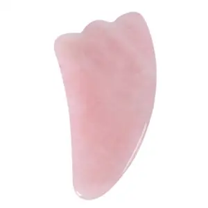 2020 amazon best sellers di alta qualità strumento di gua sha quarzo rosa set del viso massaggiatore