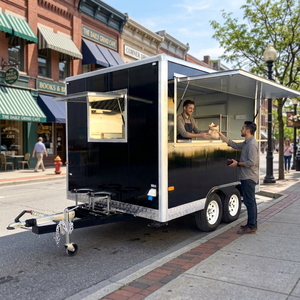 Etodevice Multifunctional Mobile Fast Food Cart With Frozen Yogurt <b>Machine</b> - Product Image 1