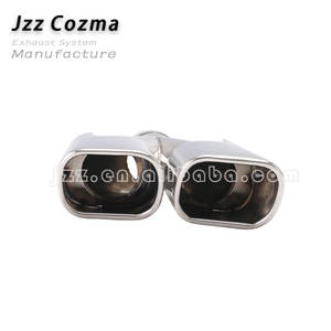 Tubo di <span class=keywords><strong>scarico</strong></span> modificato estremità silenziatore gola a forma di 2.5 "ingresso 96*72mm doppia punta di <span class=keywords><strong>scarico</strong></span> universale - Product Image 3