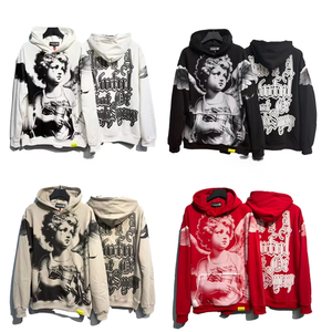 Sudadera con Capucha de Algodón Estampada de la Marca de Moda Europea y Americana Hell Star, Otoño 2024, para Hombre, Mujer y Parejas Jóvenes - Product Image 3