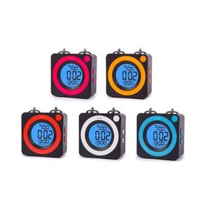 Digital Alarm Clock With Led Display And Colorful <b>Ring</b> For Desk Or Bedside Use - Product Image 3