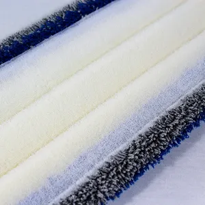 Kommerzieller industrieller nasses Moppenauffüllkopf Mikrofaser Trapezius-Reinigungsschrubben gedrehtes Moppekissen Ersatzreinigungswerkzeuge