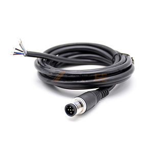 Connecteur de câble M12 4 8 broches vers capteur étanche mâle femelle <span class=keywords><strong>pour</strong></span> un connecteur industriel circulaire à code - Product Image 2