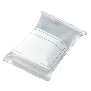 Bulk factory price disposable sterile sampling bag PE material Water Sampling Bags with wire closure Liquid wire Sampling Bags