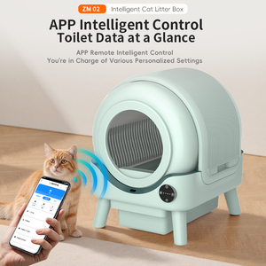 Caja de arena automática para gatos con Wifi personalizada, por aplicación control inteligente, cajas de arena autolimpiables, caja de arena para gatos, inodoro electrónico para mascotas, suministros para gatos - Product Image 2