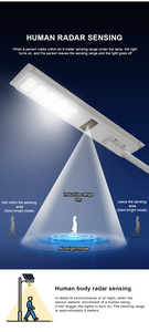 Ngoài trời Bảo hành 2 năm 100W 200W 6500K tháp đường phố từ xa ánh sáng mặt trời LiFePO4 Pin Lithium Ion phát hiện chuyển động tùy chọn - Product Image 6