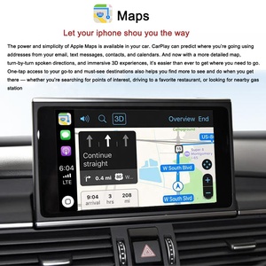 Inalámbrico para IOS Carplay módulo de interfaz para AUDI Q5 Q7 A3 A4 A5 A6 A7 A8 B8 B9 MMI3G MIB CarPlay retrofit Airplay Android Auto - Product Image 5