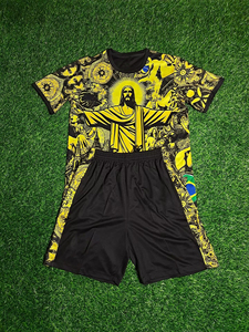 2026 Kinder Voetbalshirt Sets Godin Special Edition Voetbaltenues Trainingskleding Jesus Hakimies Palmeres Gonzalezes Blauw - Product Image 2