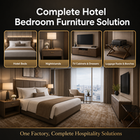 Meubles pour hôtels de charme, chambres d'hôtel tropicales, mobilier de chambre d'hôtel commercial, ensembles de chambre d'hôtes personnalisables