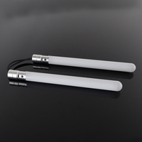 YANQINGSABER Nunchakus Pixel Transfrontaliers à Couleurs Changeantes 2-en-1, Bâton Lumineux en Métal, Accessoires de Scène Unisexe