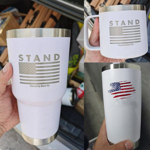 Gobelet en verre coloré Uv Official <span class=keywords><strong>Orca</strong></span> <span class=keywords><strong>Coatings</strong></span> 15 oz 20 oz 30 oz avec couvercle en bambou et paille, tasse à sublimation, couvercles coulissants Mag Slider - Product Image 2