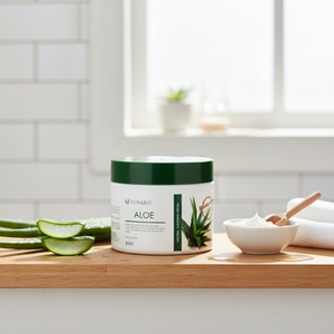 Crème de massage cosmétique coréenne Lunaris, lotion à l'aloe vera 300 ml, hydratante, nourrissante, rafraîchissante pour le corps et le visage, Kbeauty, fabriqué en Corée - Product Image 3