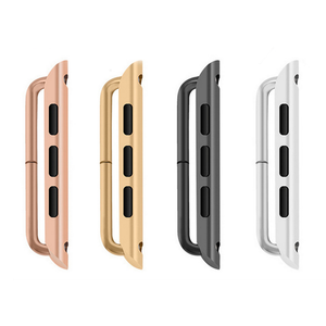 Accessori per orologi universali in acciaio inox metallo cinturino adattatore connettore per <span class=keywords><strong>Apple</strong></span> - Product Image 2