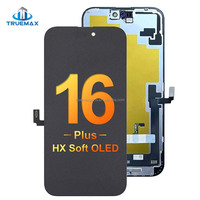 Écran OLED souple Truemax HX pour iPhone 16 Plus – Assemblage complet d'écran tactile LCD et numériseur pour smartphone iPhone 16+