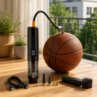 Aspirateur de voiture portable et gonfleur de pneus, compresseur d'air 150 PSI avec écran LED, pour voiture, moto, vélo, ballon