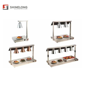 Lámpara Calentadora Infrarroja de Acero Inoxidable para Buffet, Modelo K1427-3, para Mantener Alimentos Calientes - Product Image 3