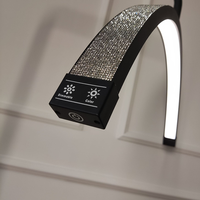 Lampe Demi-Lune LED à Demi-Lune, 48W, pour Salon de Cils, Beauté, Éclairage Photographique