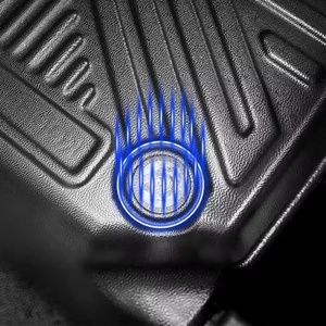 Tapis de voiture 5D de haute qualité de la marque KQD, tapis de voiture décoratifs en TPE, adaptés à la Volkswagen Polo - Product Image 3