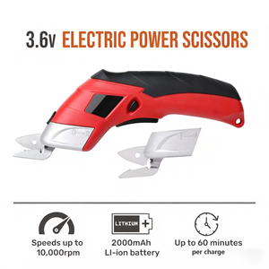 Electric Scissors 3.6V Battery Operated Multi-Purpose <b>Cutting</b> <b>Tool</b> For Fabric Leather Paperboard - Product Image 3