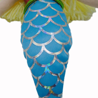 Jouet en peluche fait à la main design sirène jouet poupée en peluche pour enfants