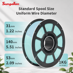 Filament d'imprimante 3D Sungallon aux couleurs sophistiquées, vente directe d'usine, <span class=keywords><strong>PLA</strong></span>+ texture soie, haute résistance, diamètre 1,75 mm - Product Image 3