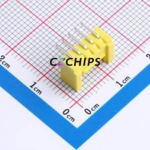 A200E1W1-2H5P12 Wire-to-Board Pin Header Bent Lead Through Hole,P=2mm Connector 1x5P 2mm Right Angle Insert HY - Product Image 2