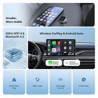 Adaptateur sans fil CarPlay et Android Auto 2-en-1, clé USB de stockage haute performance, vente en gros, usine OEM