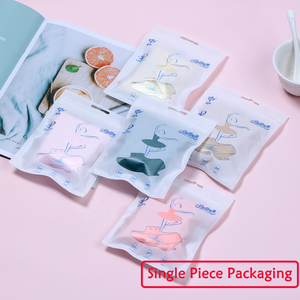 Bantalan menstruasi organik feminim yang dapat digunakan kembali kapas TPU Ultra halus dua lapis katun antibakteri kain dapat dicuci - Product Image 4